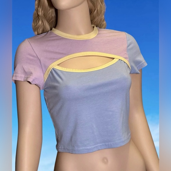 Cider Pastel Peek A Boo Shirt - Medium - Picture 1 of 7